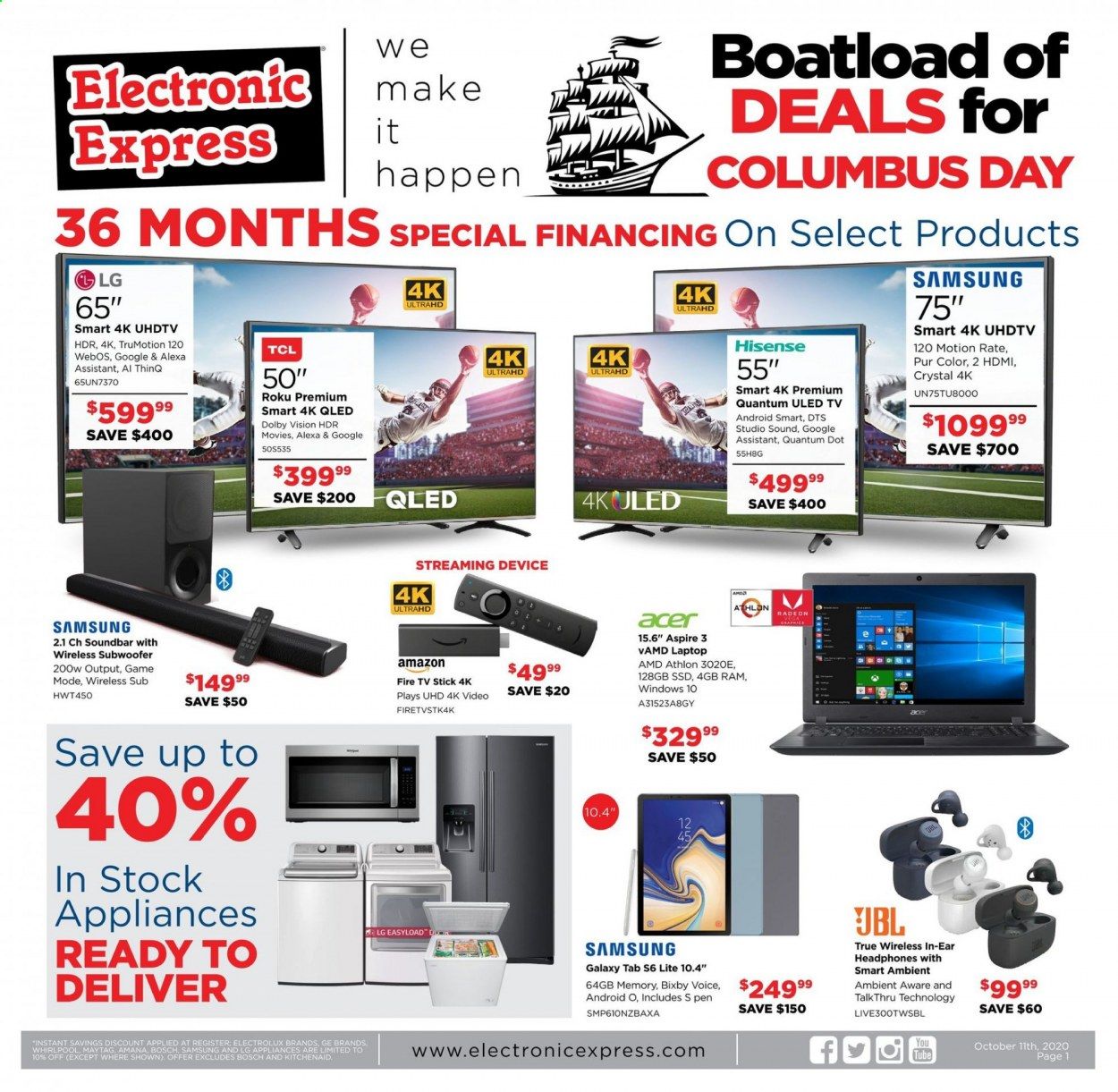 Electronic Express Weekly Ad Flyer October 11 to October 17