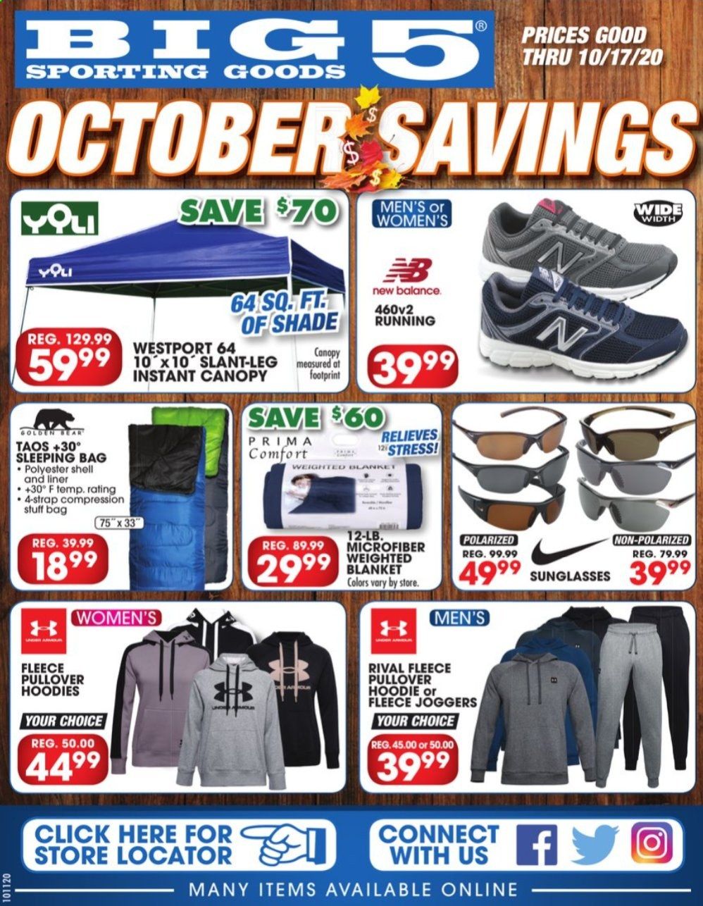 Big 5 Weekly Ad Flyer October 11 to October 17