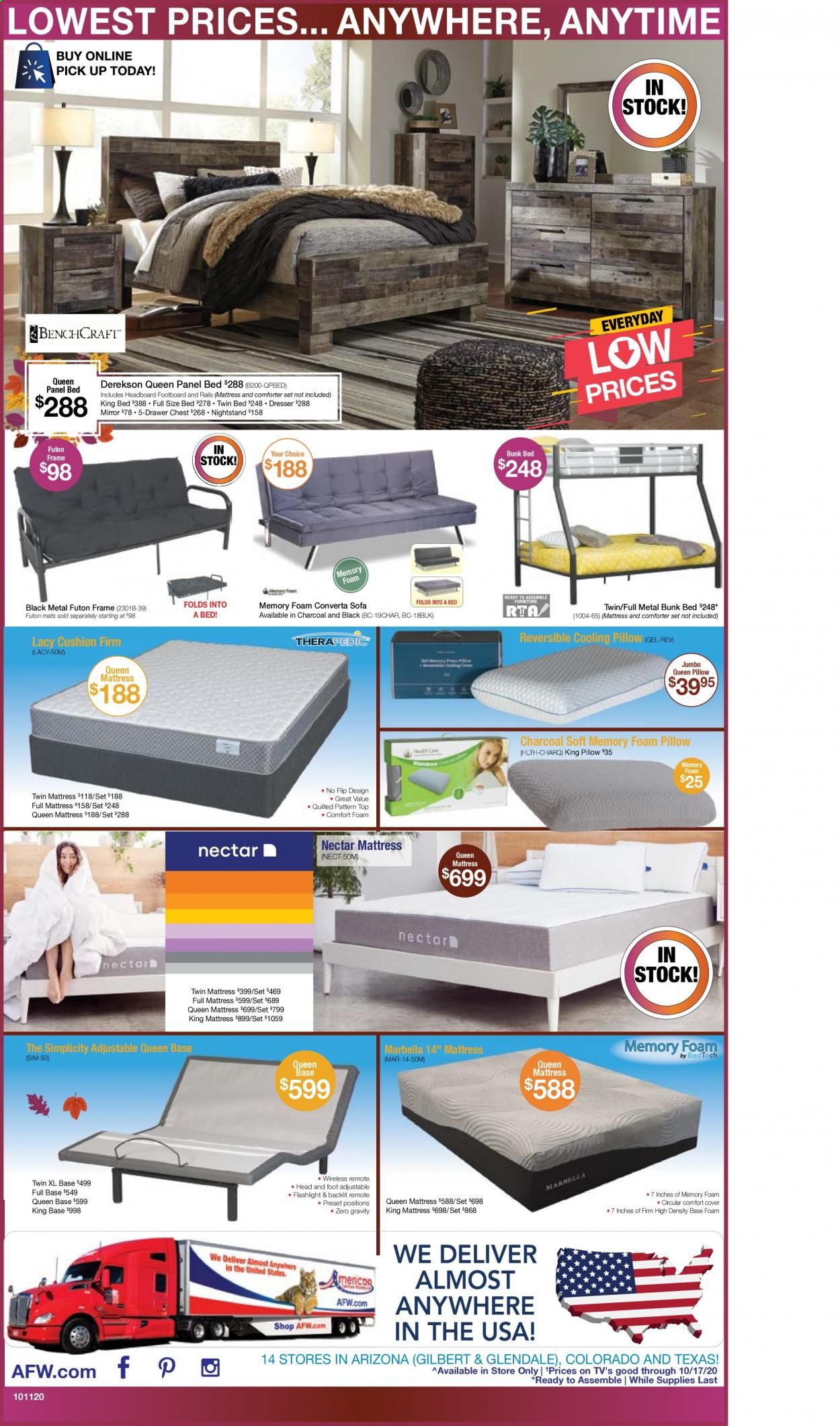 American Furniture Warehouse (AZ) Weekly Ad Flyer October 11 to October 17