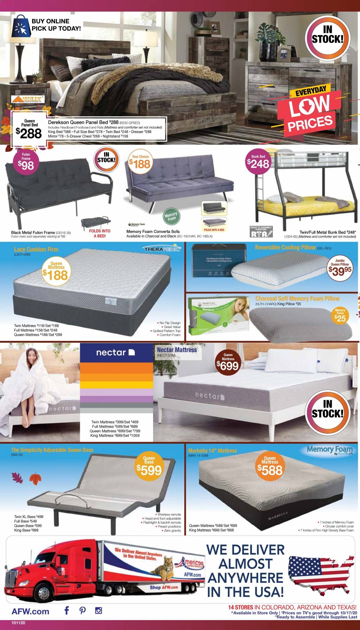 American Furniture Warehouse (CO) Weekly Ad Flyer October 11 to October 17
