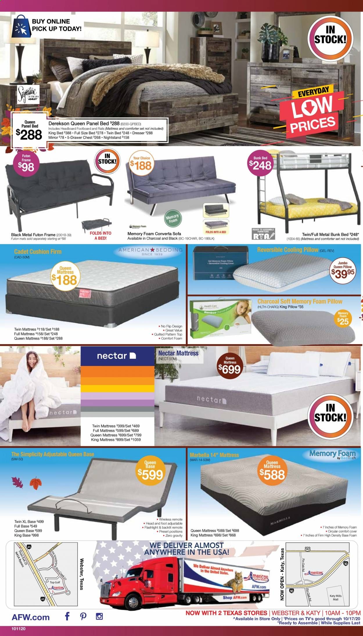 American Furniture Warehouse (TX) Weekly Ad Flyer October 11 to October 17