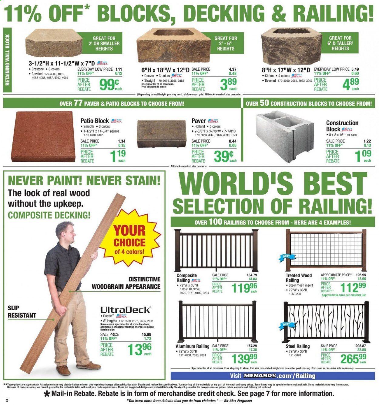 Menards Weekly Ad Flyer October 11 to October 17