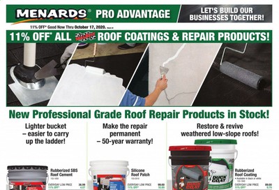 Menards Weekly Ad Flyer October 11 to October 17
