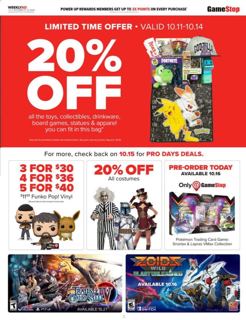 GameStop Weekly Ad Flyer October 11 to October 17