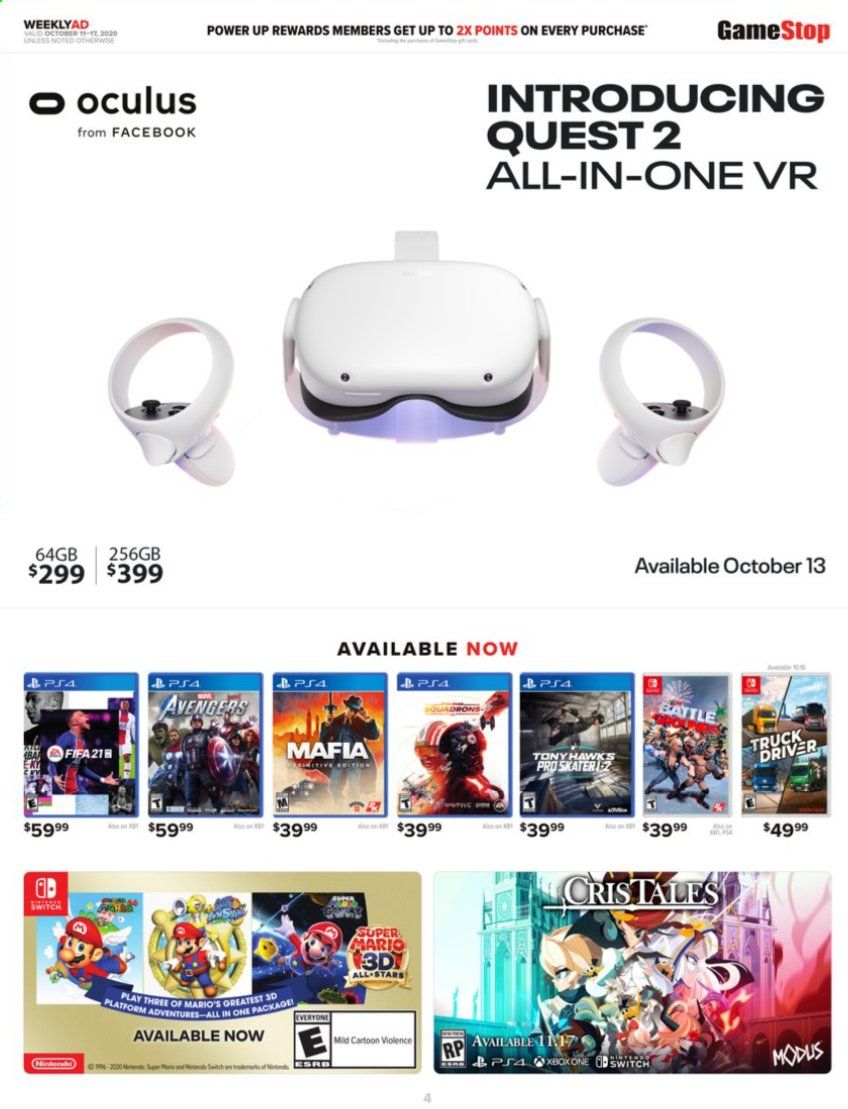 GameStop Weekly Ad Flyer October 11 to October 17