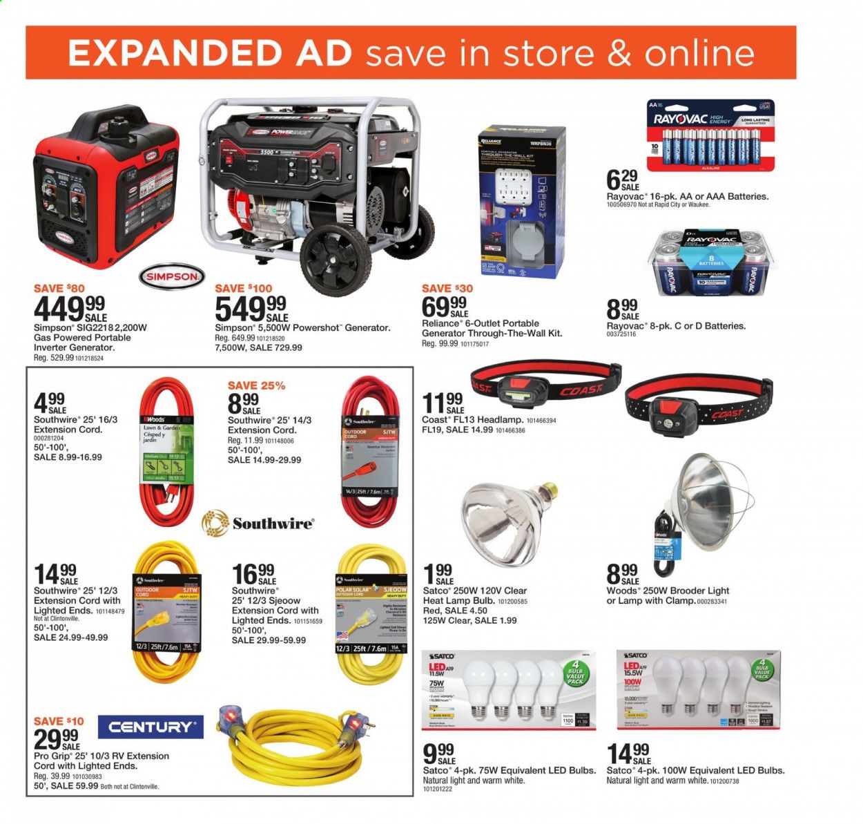 Fleet Farm Weekly Ad Flyer October 9 to October 17