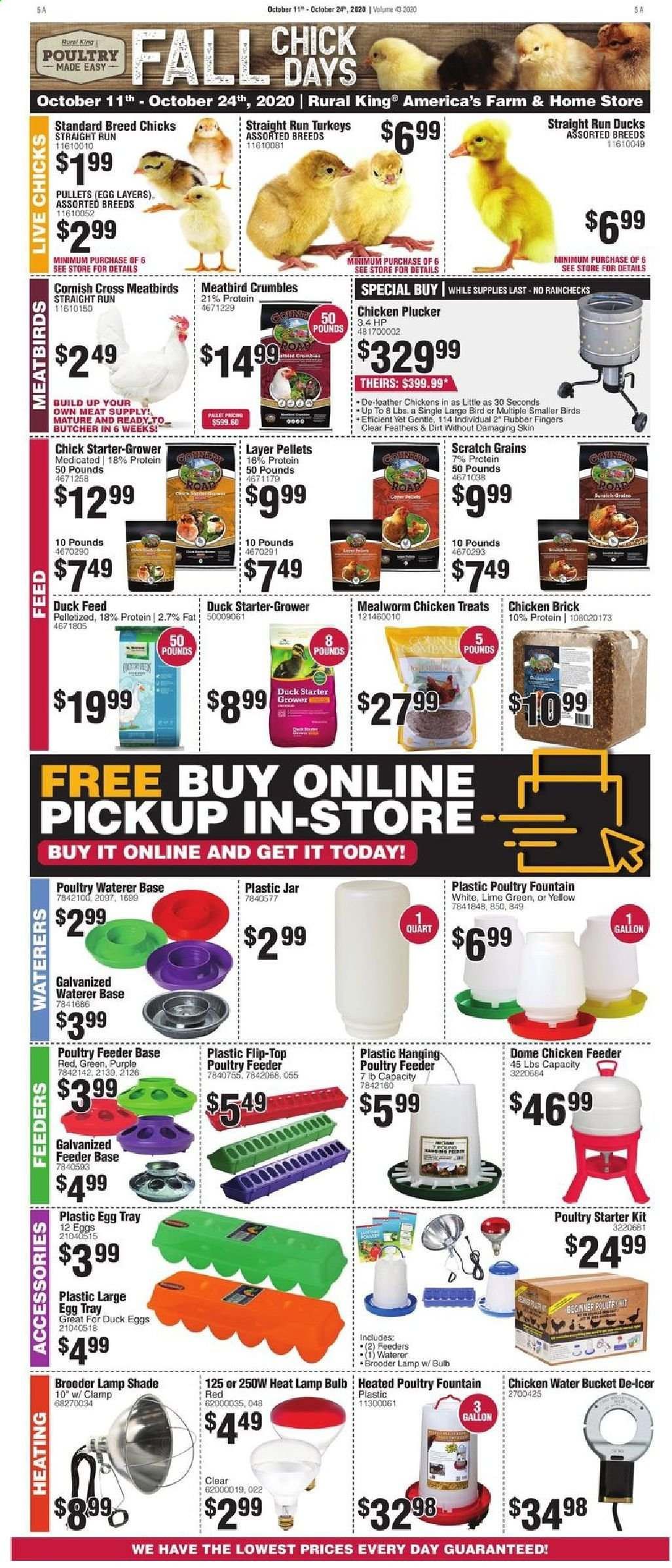 Rural King Weekly Ad Flyer October 11 to October 24