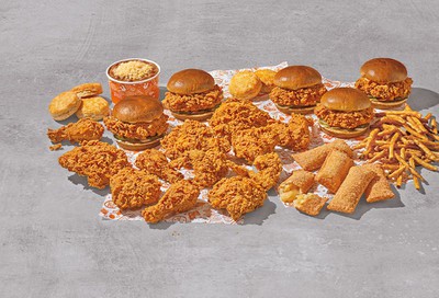 Popeyes Offers New Family Feasts Featuring Chicken Sandwiches, Biscuits, Fries, Pies & More