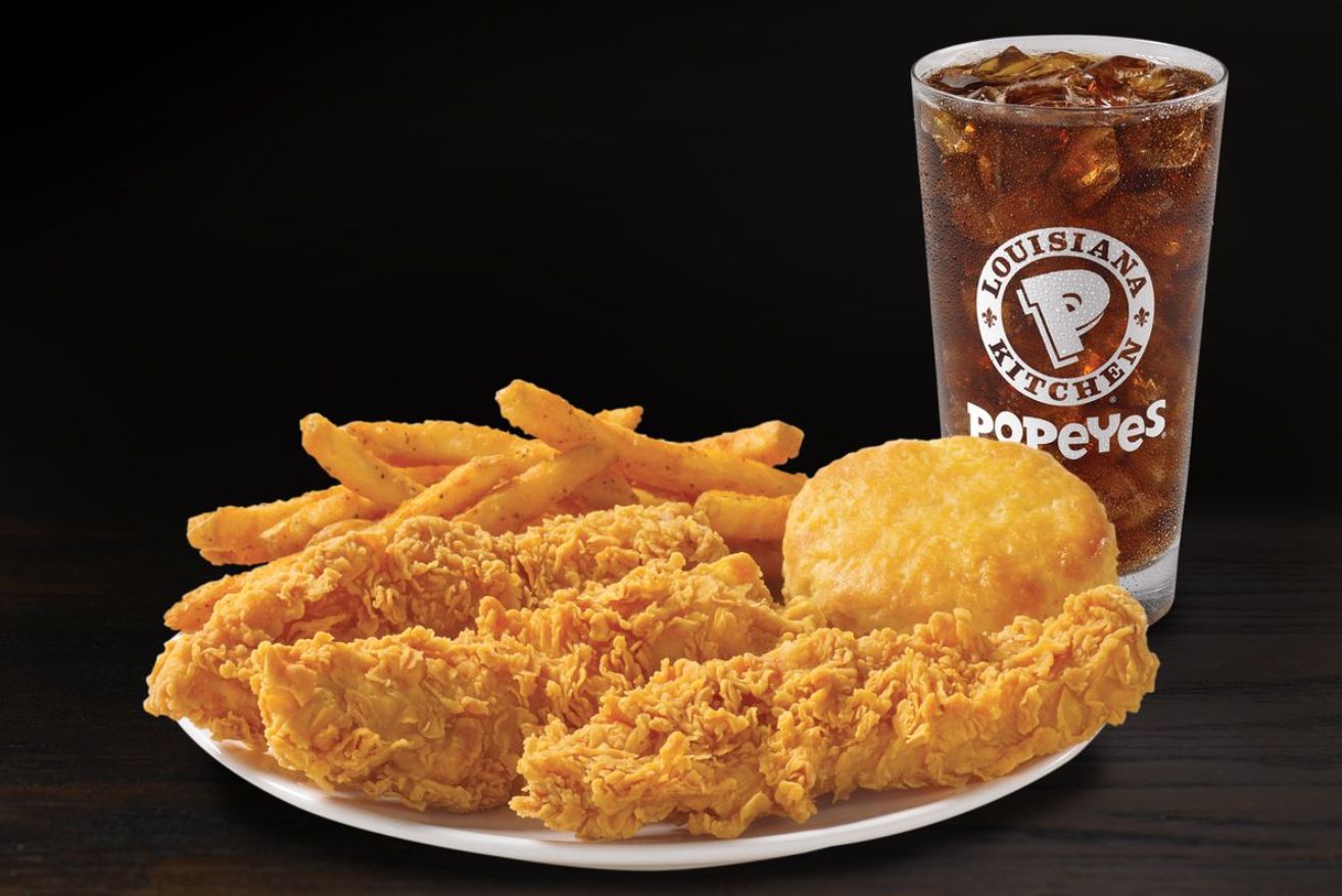 $6.00 3 Chicken Tenders Combo Online Offer Introduced Exclusively at Popeyes $6.00 3 Chicken Tenders Combo Online Offer Introduced Exclusively at Popeyes