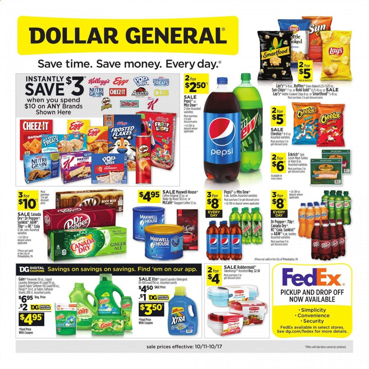 Dollar General Weekly Ad Flyer October 11 to October 17