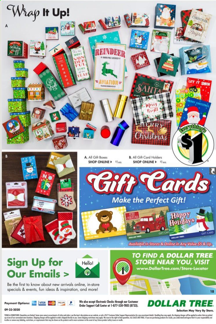 Dollar Tree Weekly Ad Flyer September 30 to December 25