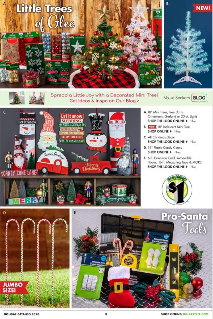 Dollar Tree Weekly Ad Flyer September 30 to December 25