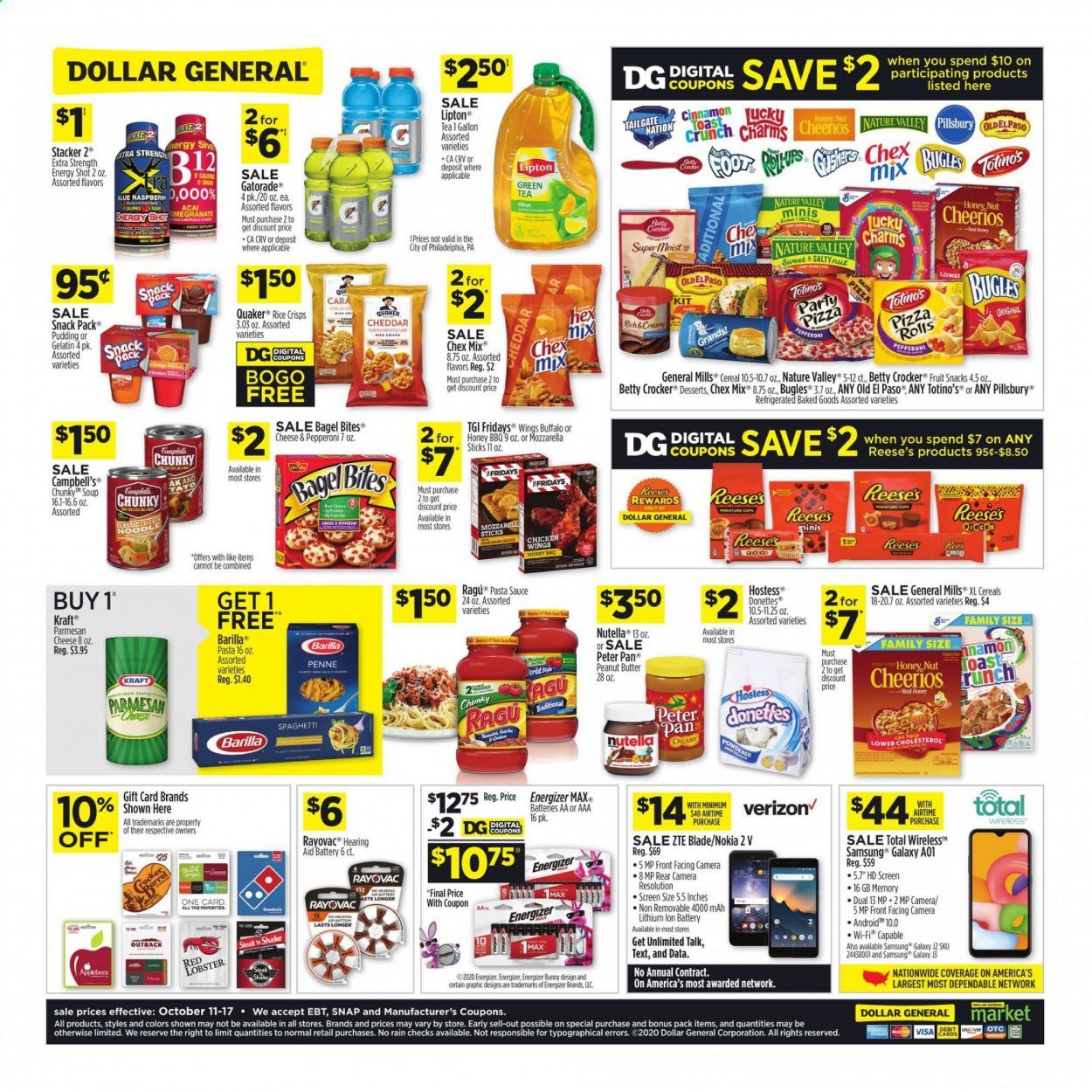 Dollar General (CA, NV) Weekly Ad Flyer October 11 to October 17
