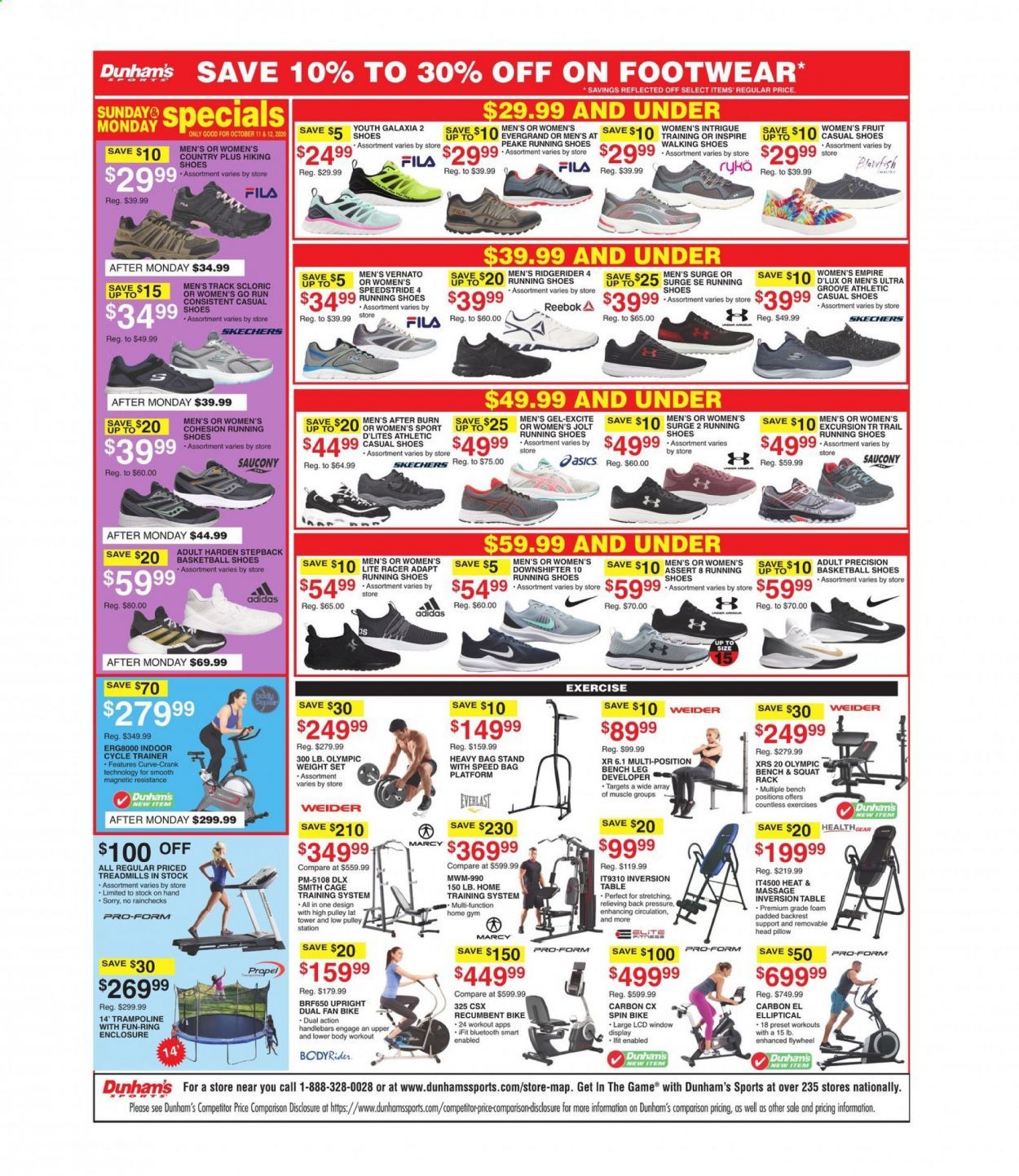 Dunham's Sports (MI) Weekly Ad Flyer October 10 to October 15