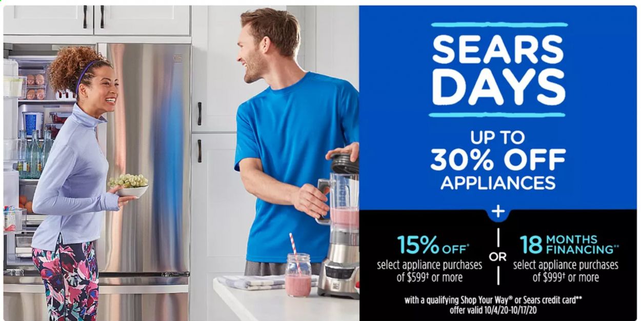 Sears Weekly Ad Flyer October 4 to October 17