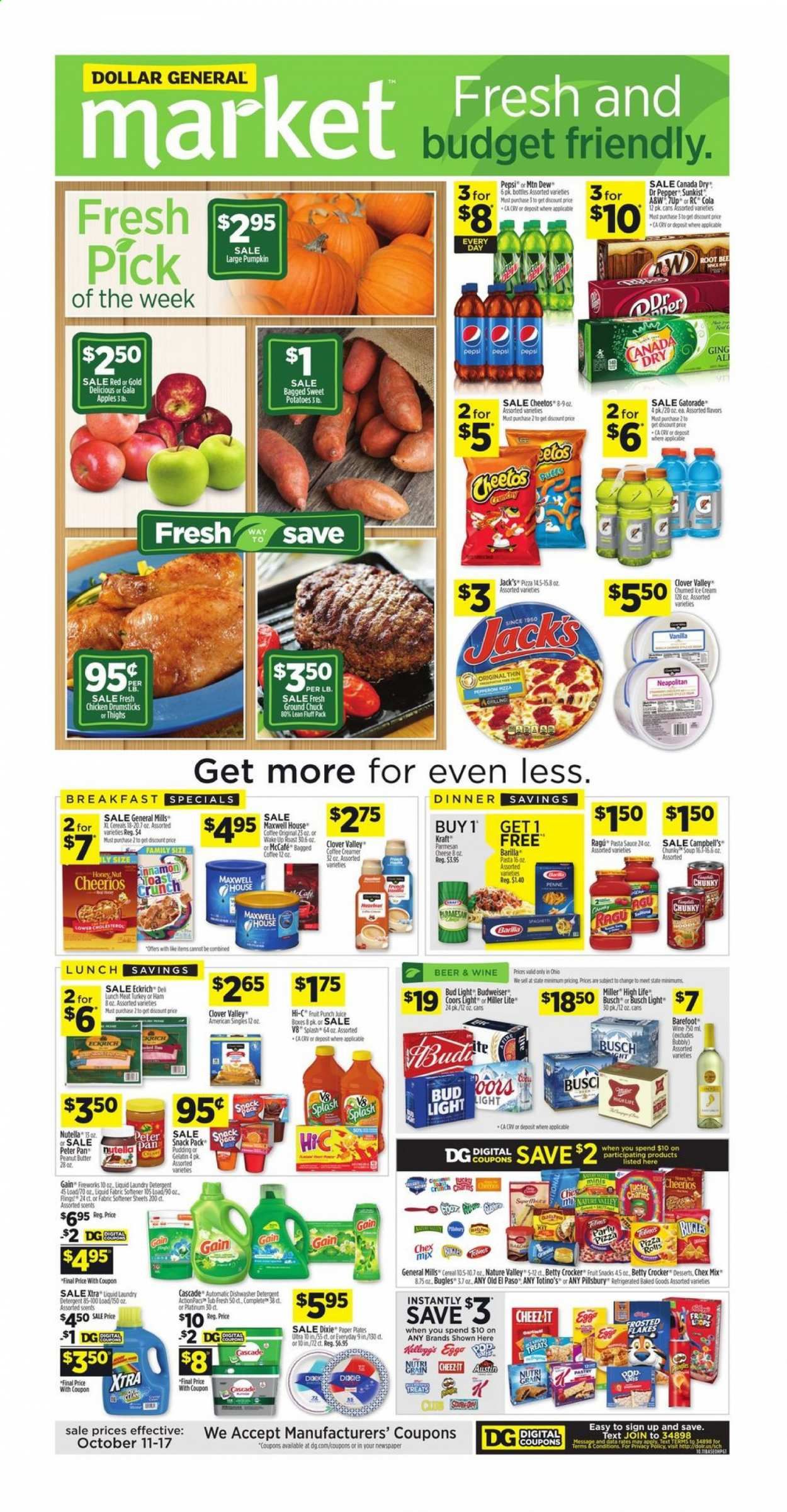 Dollar General (OH) Weekly Ad Flyer October 11 to October 17