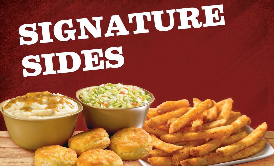 Free Large Side with Purchase of a Qualifying Family Meal at Popeyes for a Limited Time Free Large Side with Purchase of a Qualifying Family Meal at Popeyes for a Limited Time