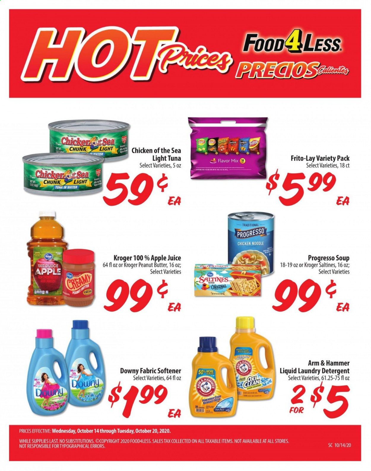 Food 4 Less (CA) Weekly Ad Flyer October 14 to October 20