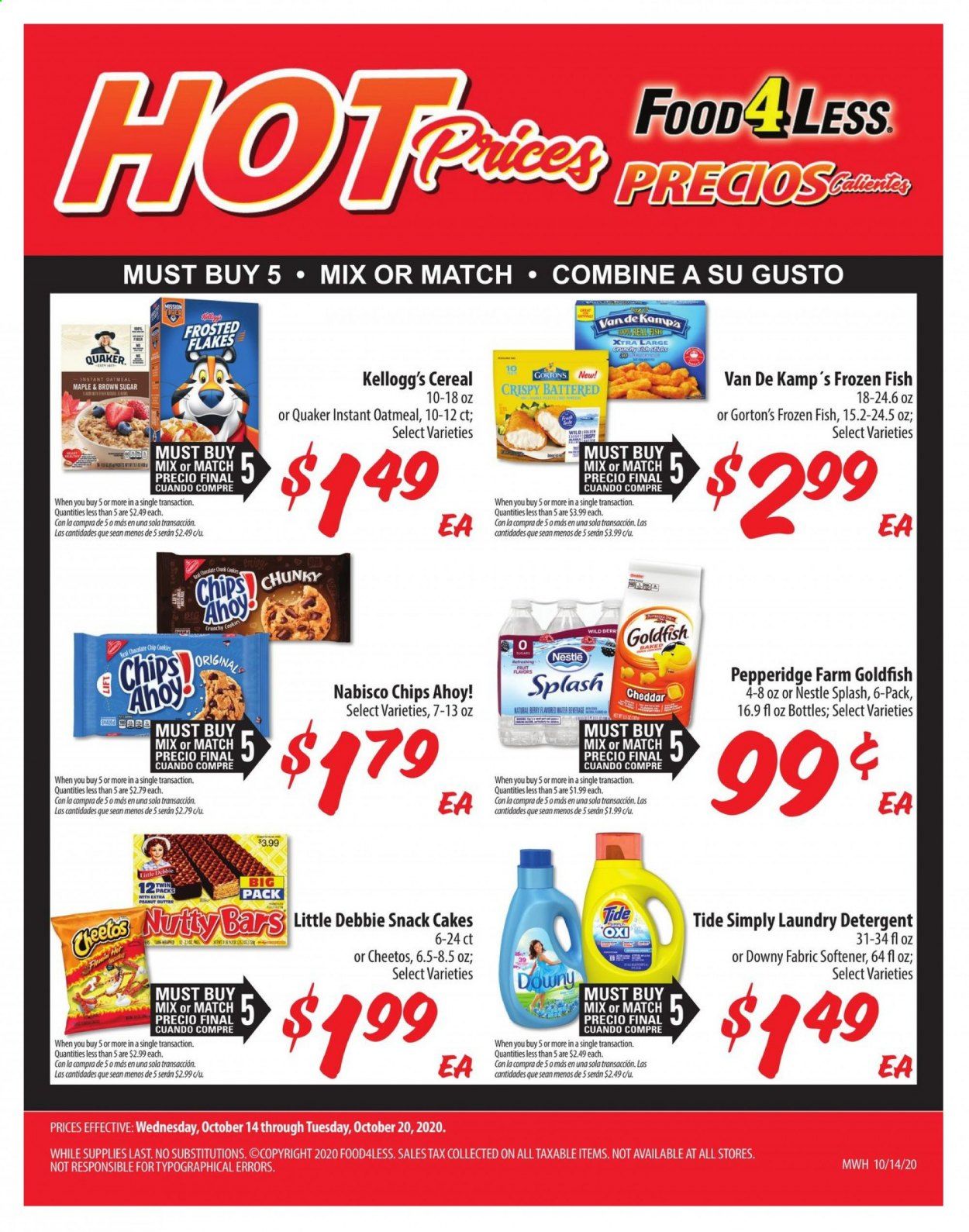 Food 4 Less (IL) Weekly Ad Flyer October 14 to October 20