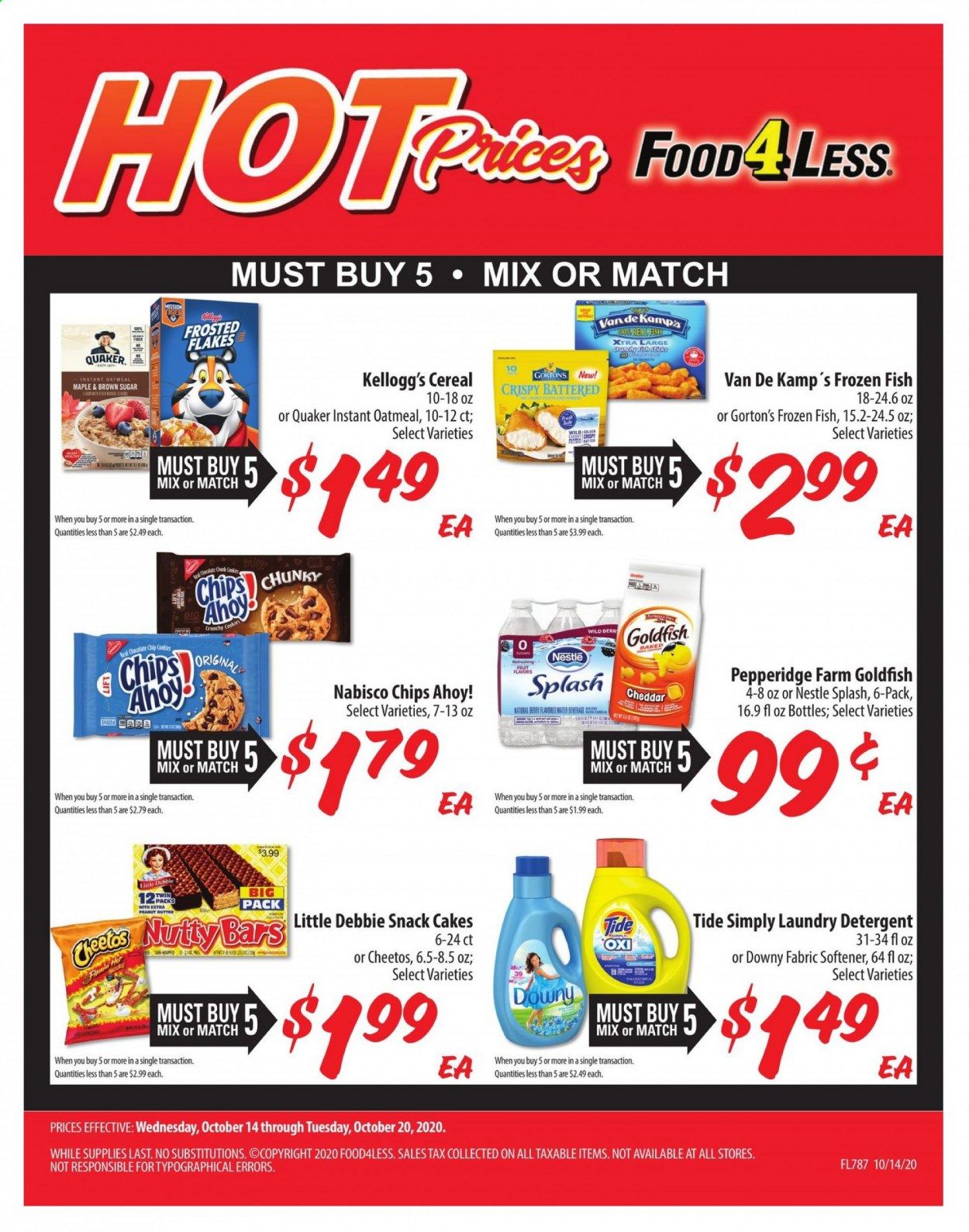 Food 4 Less (IN) Weekly Ad Flyer October 14 to October 20