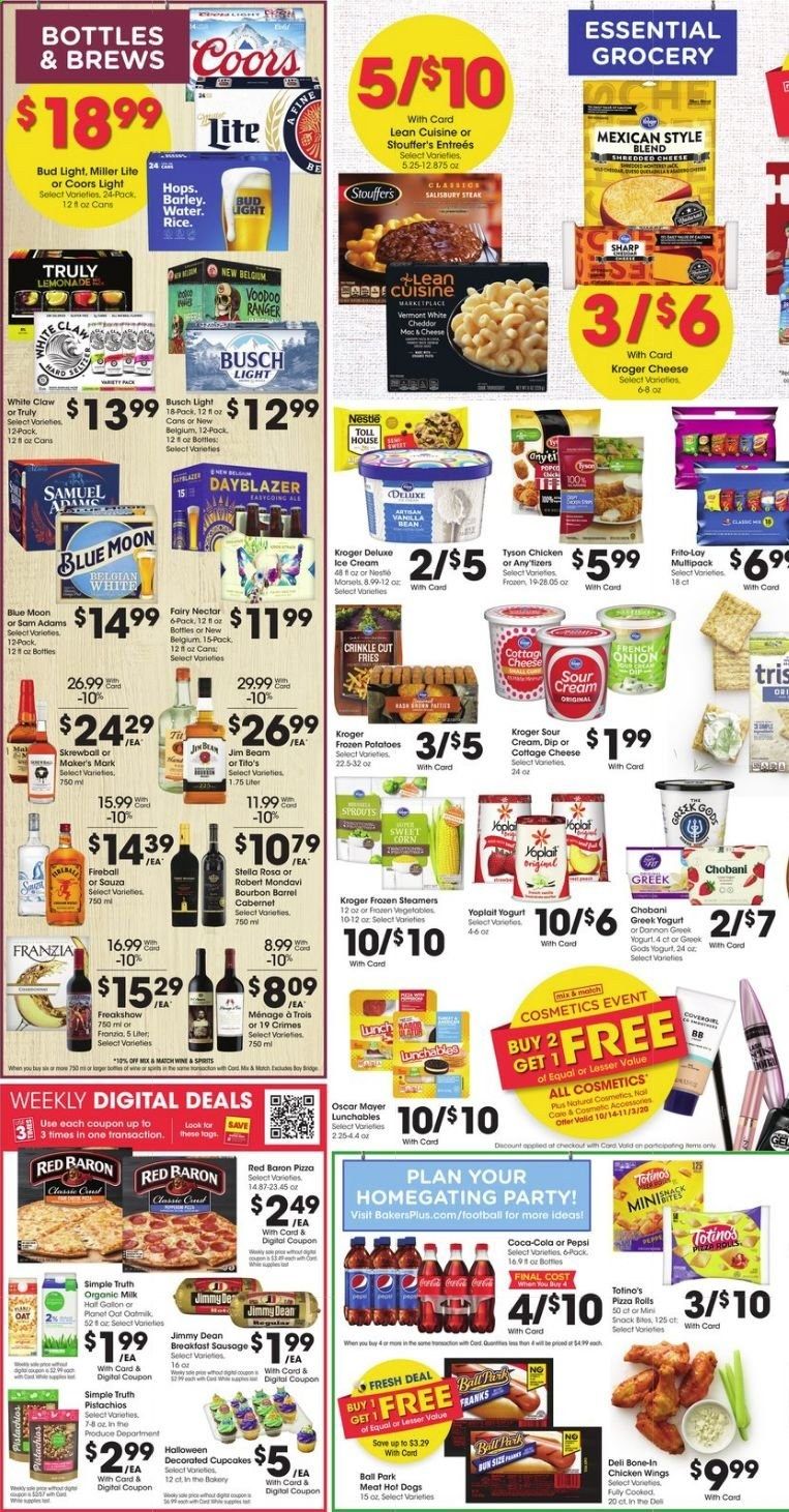 Baker's Weekly Ad Flyer October 14 to October 20
