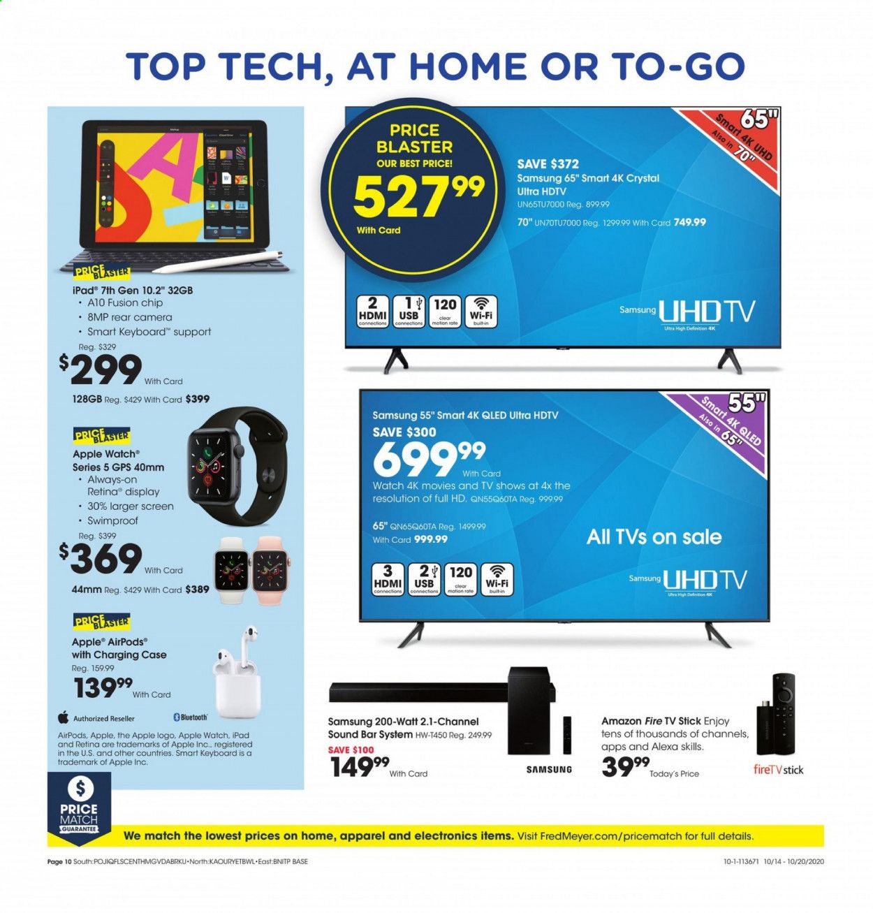 Fred Meyer (DC, DE, NJ, NY, PA, VA) Weekly Ad Flyer October 14 to October 20