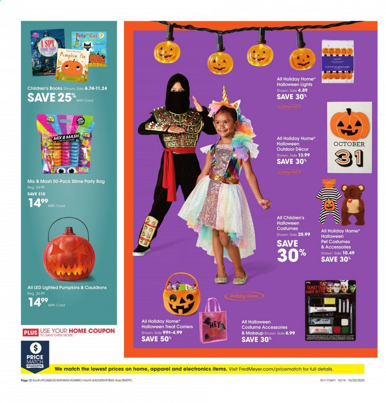 Fred Meyer (DC, DE, NJ, NY, PA, VA) Weekly Ad Flyer October 14 to October 20