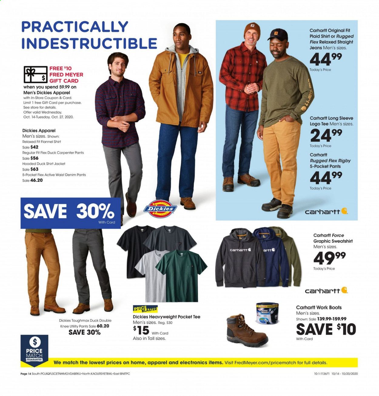 Fred Meyer (DC, DE, NJ, NY, PA, VA) Weekly Ad Flyer October 14 to October 20