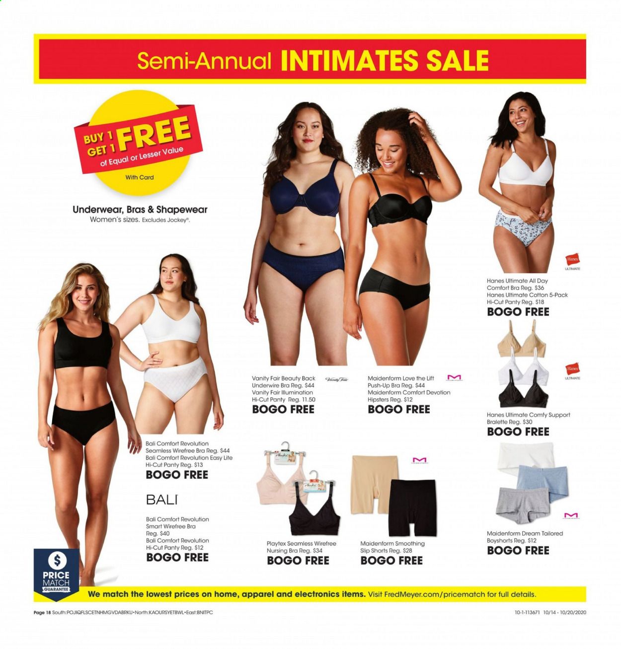Fred Meyer (DC, DE, NJ, NY, PA, VA) Weekly Ad Flyer October 14 to October 20