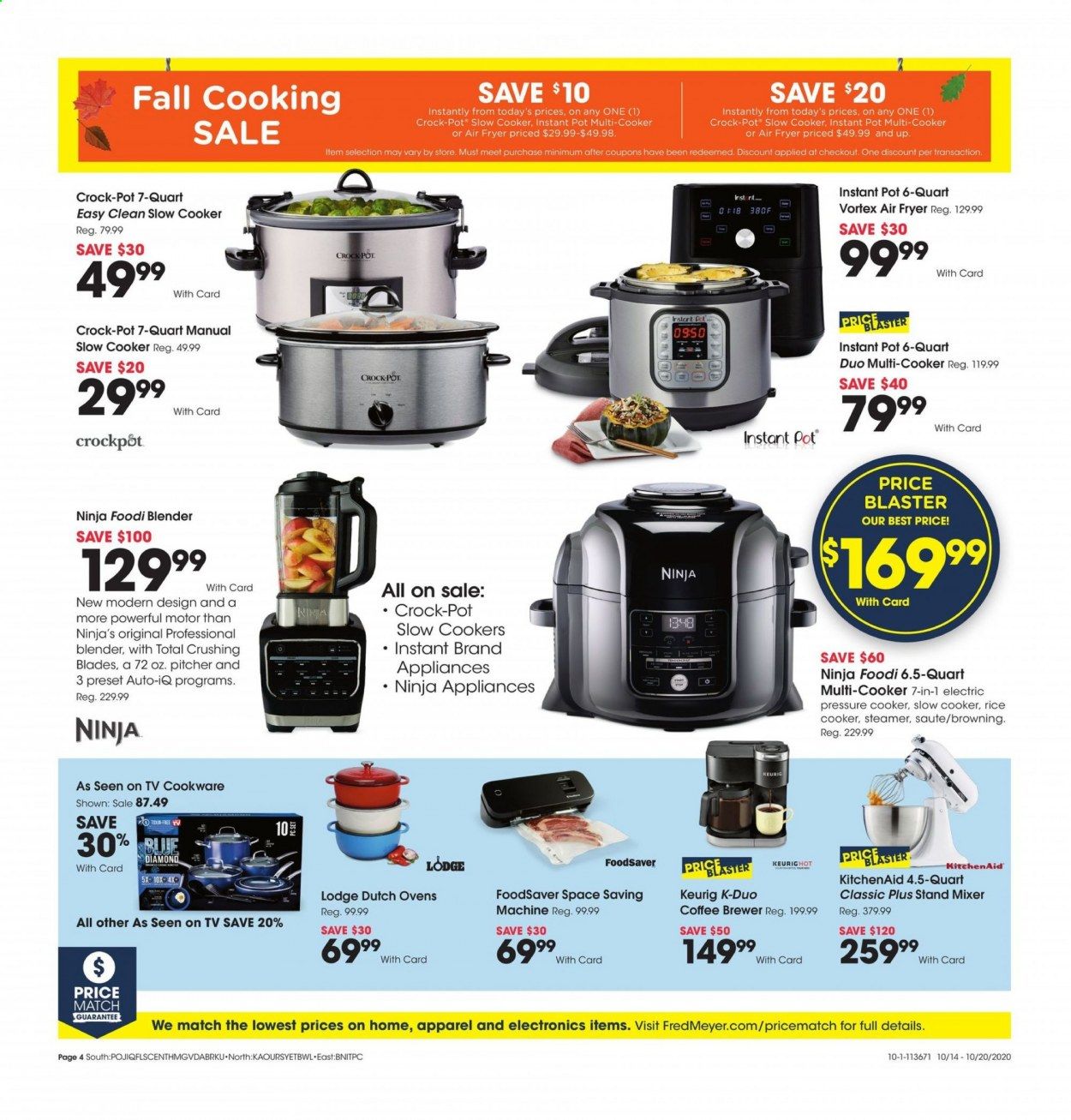 Fred Meyer (DC, DE, NJ, NY, PA, VA) Weekly Ad Flyer October 14 to October 20