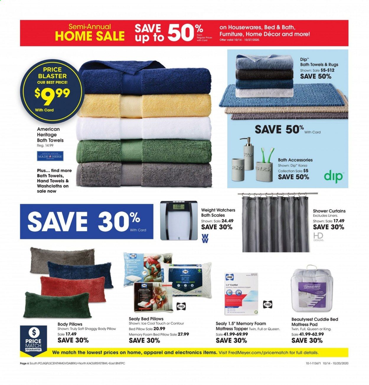 Fred Meyer (DC, DE, NJ, NY, PA, VA) Weekly Ad Flyer October 14 to October 20