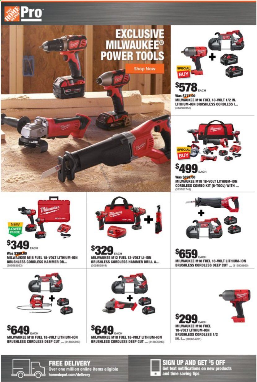 The Home Depot Weekly Ad Flyer October 12 to October 19
