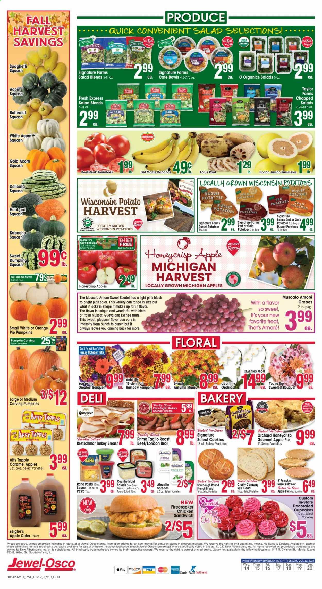 Jewel Osco (IN) Weekly Ad Flyer October 14 to October 20