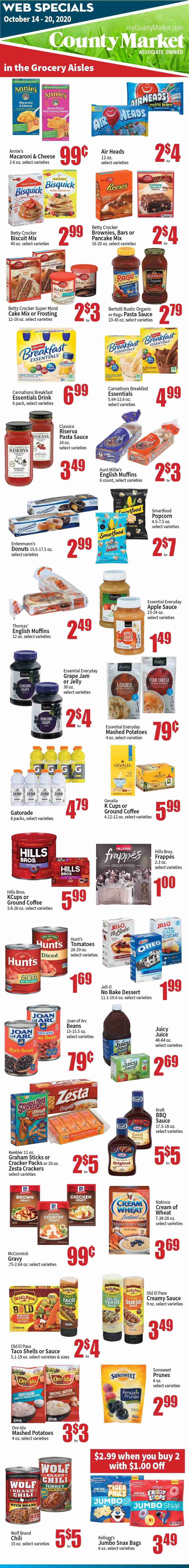 County Market Weekly Ad Flyer October 14 to October 20