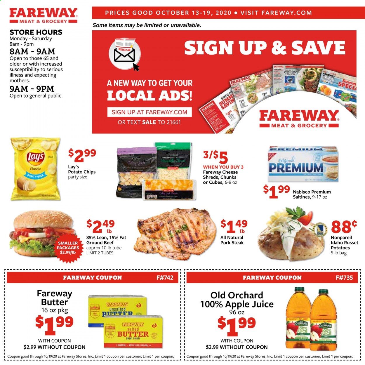 Fareway (IA, IL, MN, MO, NE, SD) Weekly Ad Flyer October 13 to October 19