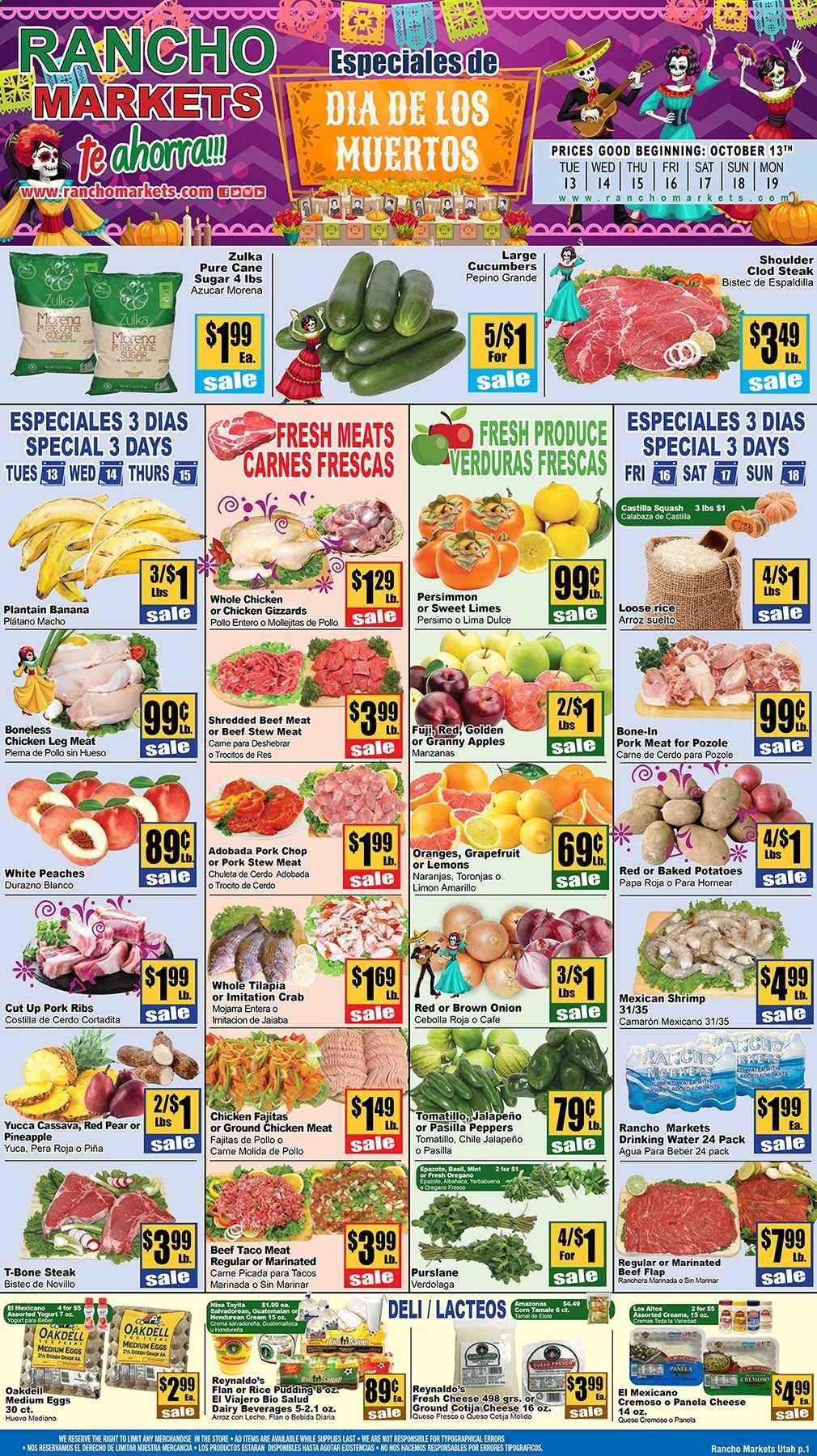 Rancho Markets Weekly Ad Flyer October 13 to October 19
