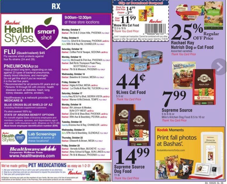 Bashas' (AZ) Weekly Ad Flyer October 5 to November 2