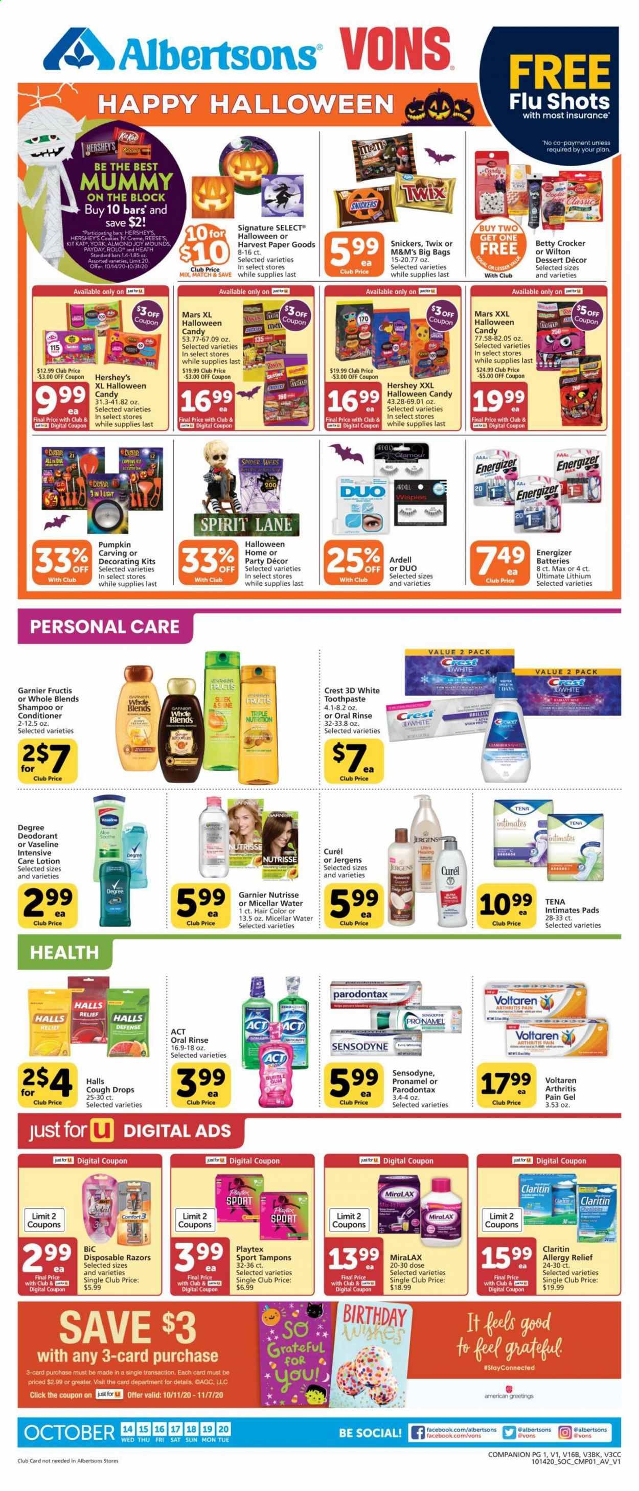 Albertsons Weekly Ad Flyer October 14 to October 20