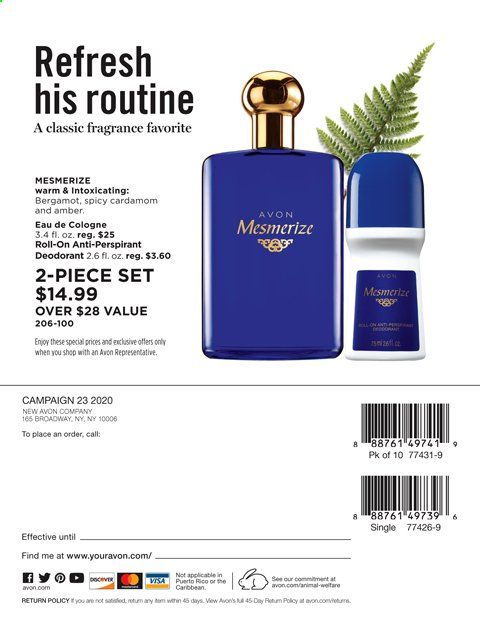 Avon Weekly Ad Flyer October 13 to October 26