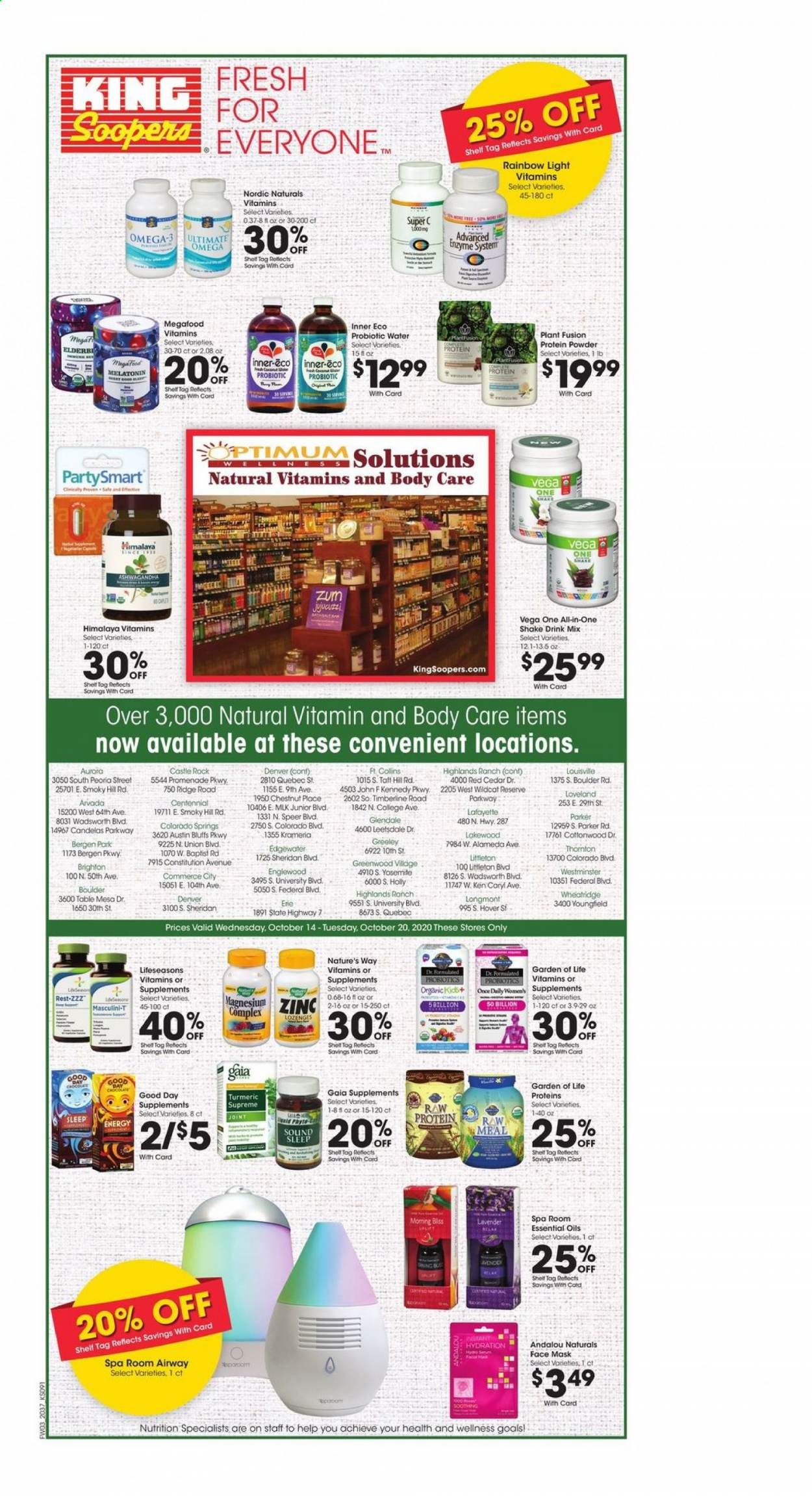 King Soopers (CO, WY) Weekly Ad Flyer October 14 to October 20