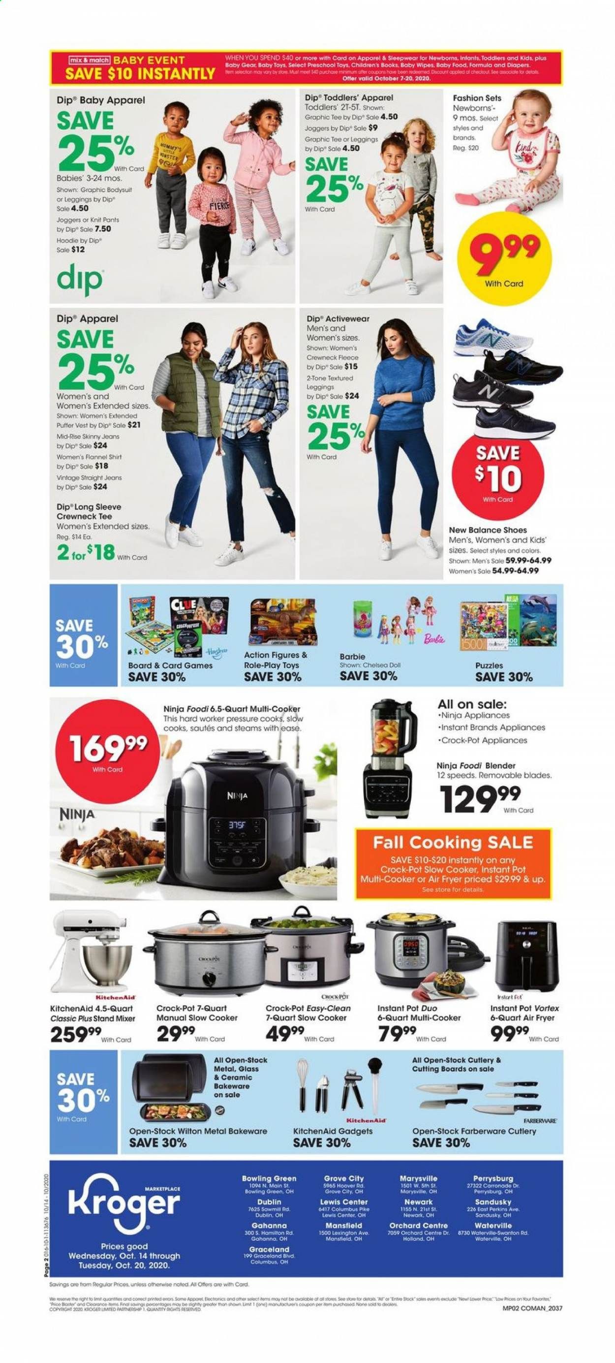 Kroger (GA, IL, LA, MI, OK, SC, TN, TX, VA) Weekly Ad Flyer October 14 to October 20
