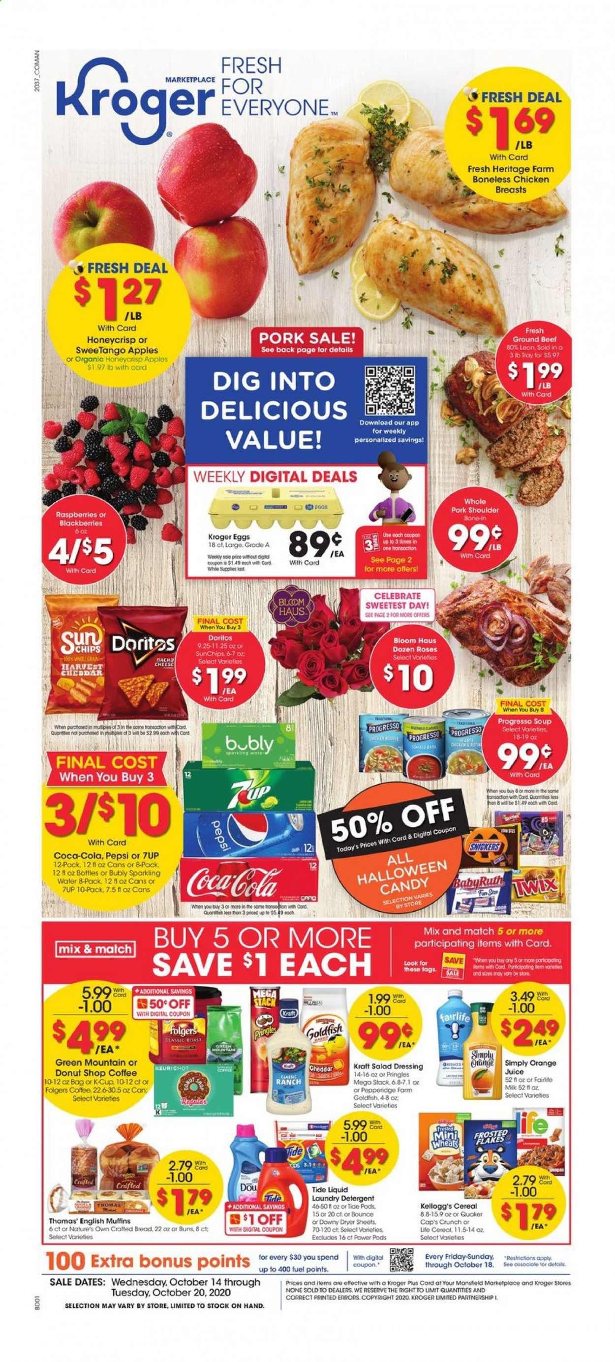 Kroger Weekly Ad Flyer October 14 to October 20
