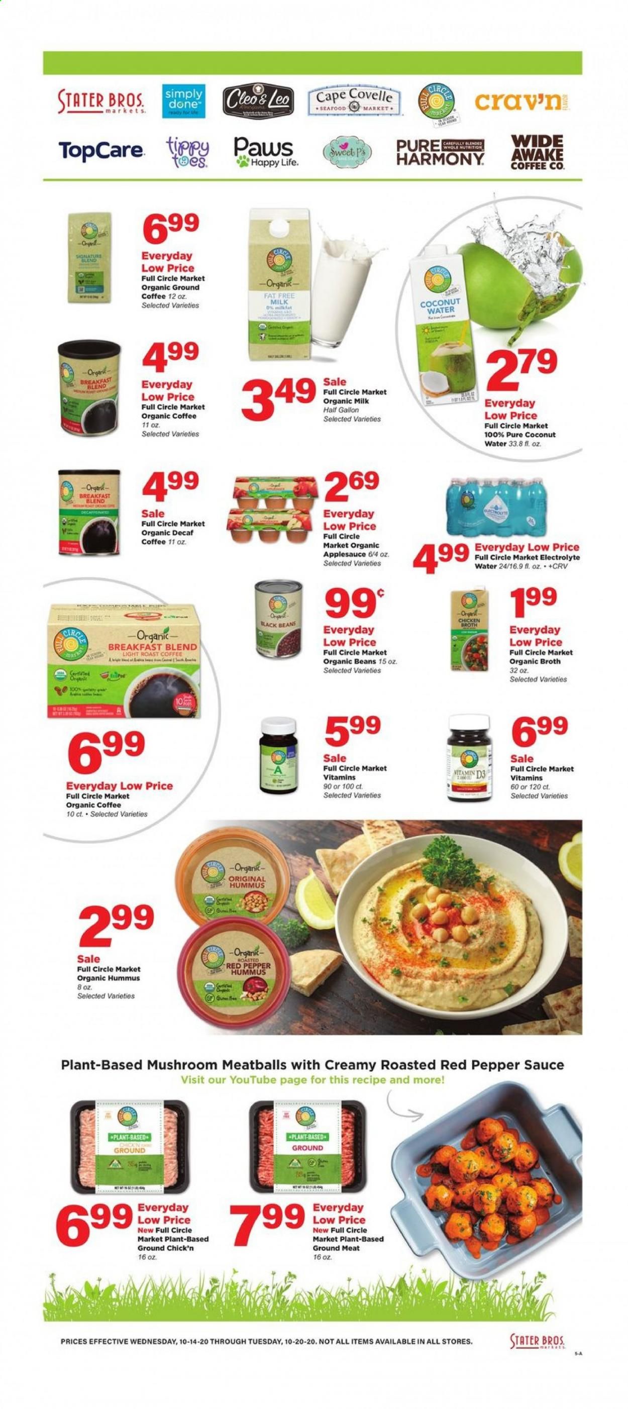Stater Bros. Weekly Ad Flyer October 14 to October 20