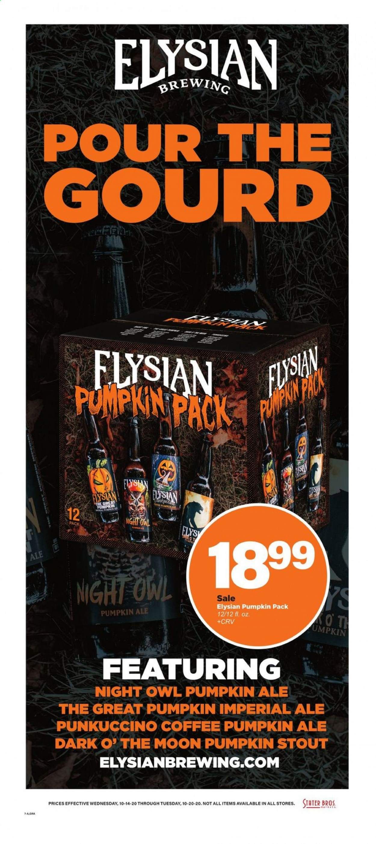 Stater Bros. Weekly Ad Flyer October 14 to October 20