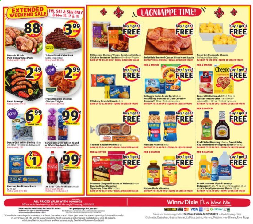 Winn Dixie (AL, FL, GA, LA, MS) Weekly Ad Flyer October 14 to October 20
