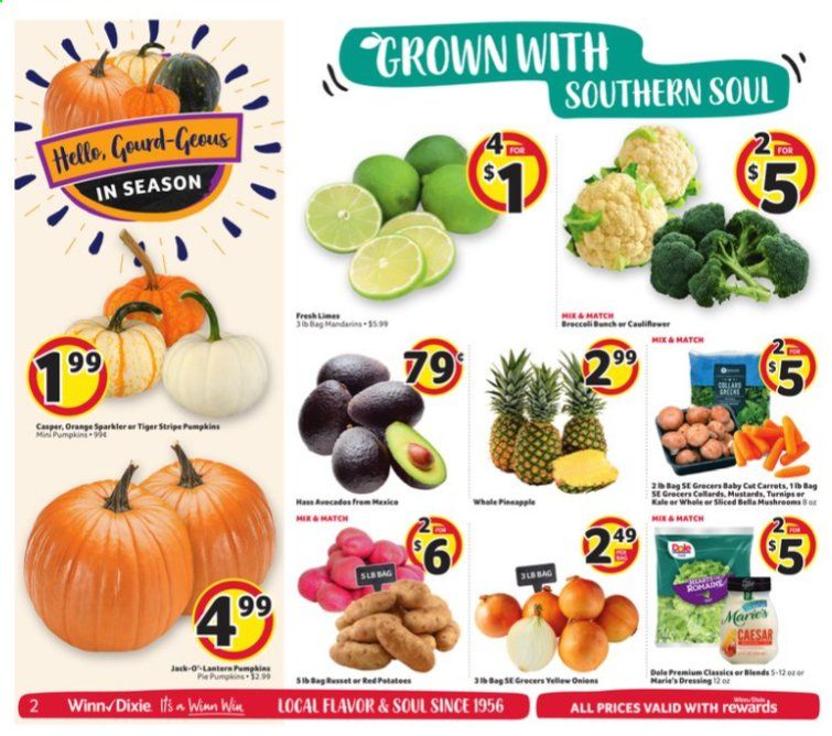 Winn Dixie (AL, FL, GA, LA, MS) Weekly Ad Flyer October 14 to October 20