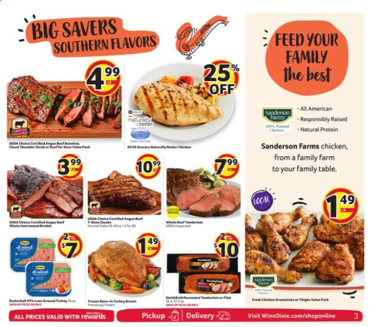 Winn Dixie (AL, FL, GA, LA, MS) Weekly Ad Flyer October 14 to October 20