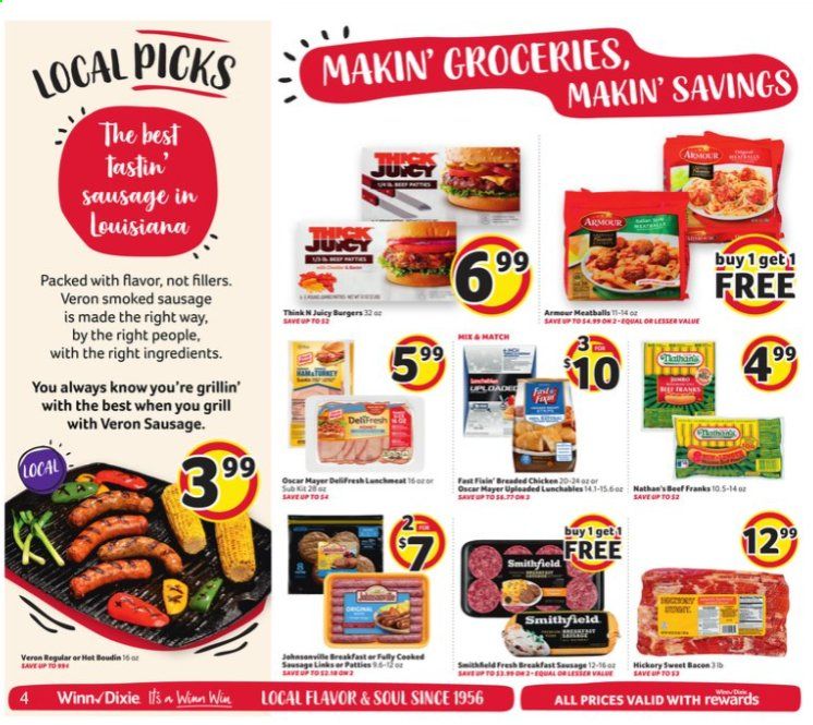 Winn Dixie (AL, FL, GA, LA, MS) Weekly Ad Flyer October 14 to October 20