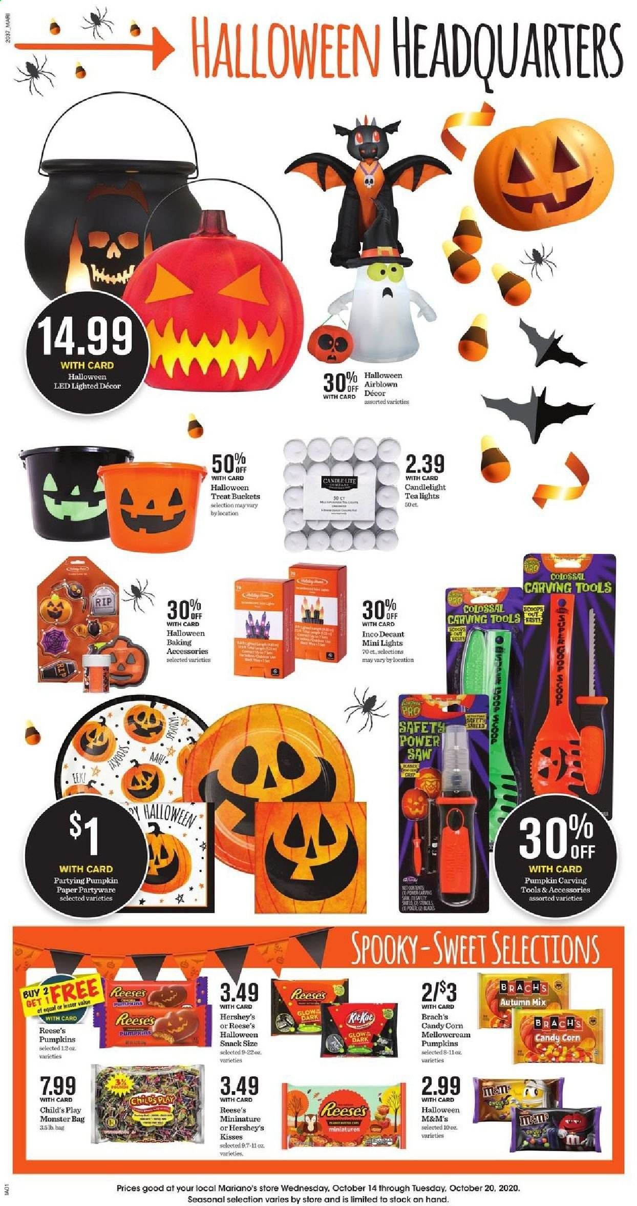 Mariano’s Weekly Ad Flyer October 14 to October 20