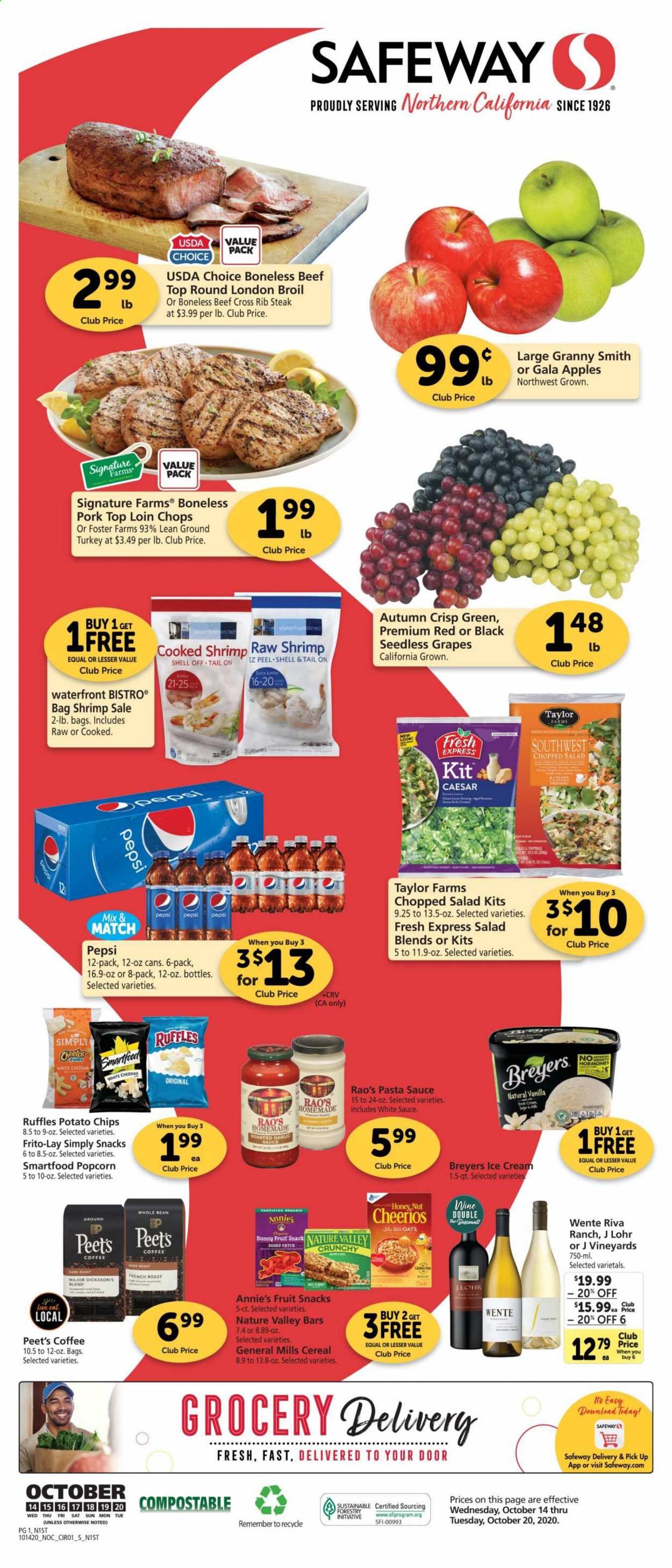 Safeway Weekly Ad Flyer October 14 to October 20